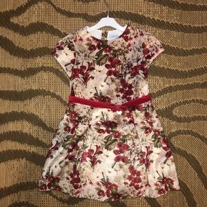 Mayoral Dresses - Girls Floral Velvet Dress Mayoral Dresses - Girls Floral Velvet Dress